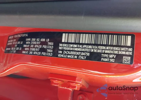 2019 Jeep Renegade Latitude 4X4 из США, поврежденный, VIN ZACNJBBB3KPJ94756